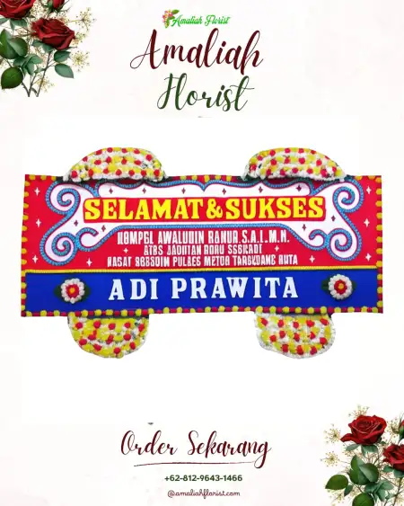 Papan Bunga Ucapan Selamat Soetta Airport