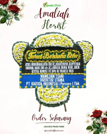 Papan Bunga Duka Soetta Airport